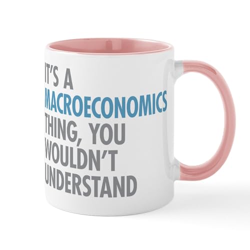 White/Pink Inside - Macroeconomics Thing Mugs
