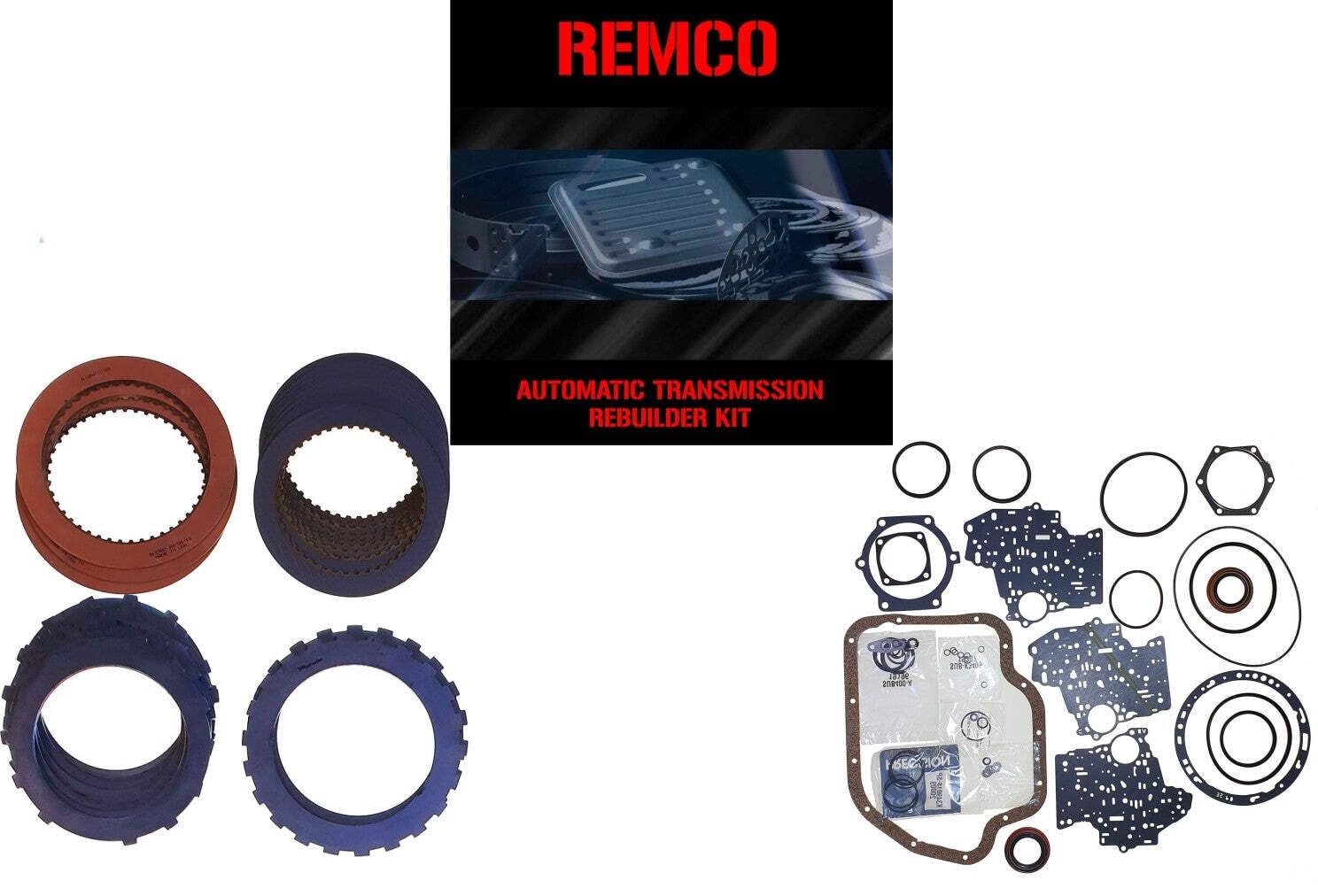 TH400 (65-UP) Transmission Master Overhaul Kit with Clutches & Steels - No Pistons Included | Compatible with GM, Chevy, Buick & Oldsmobile | Perfect for Transmission Rebuilds & Performance Upgrades