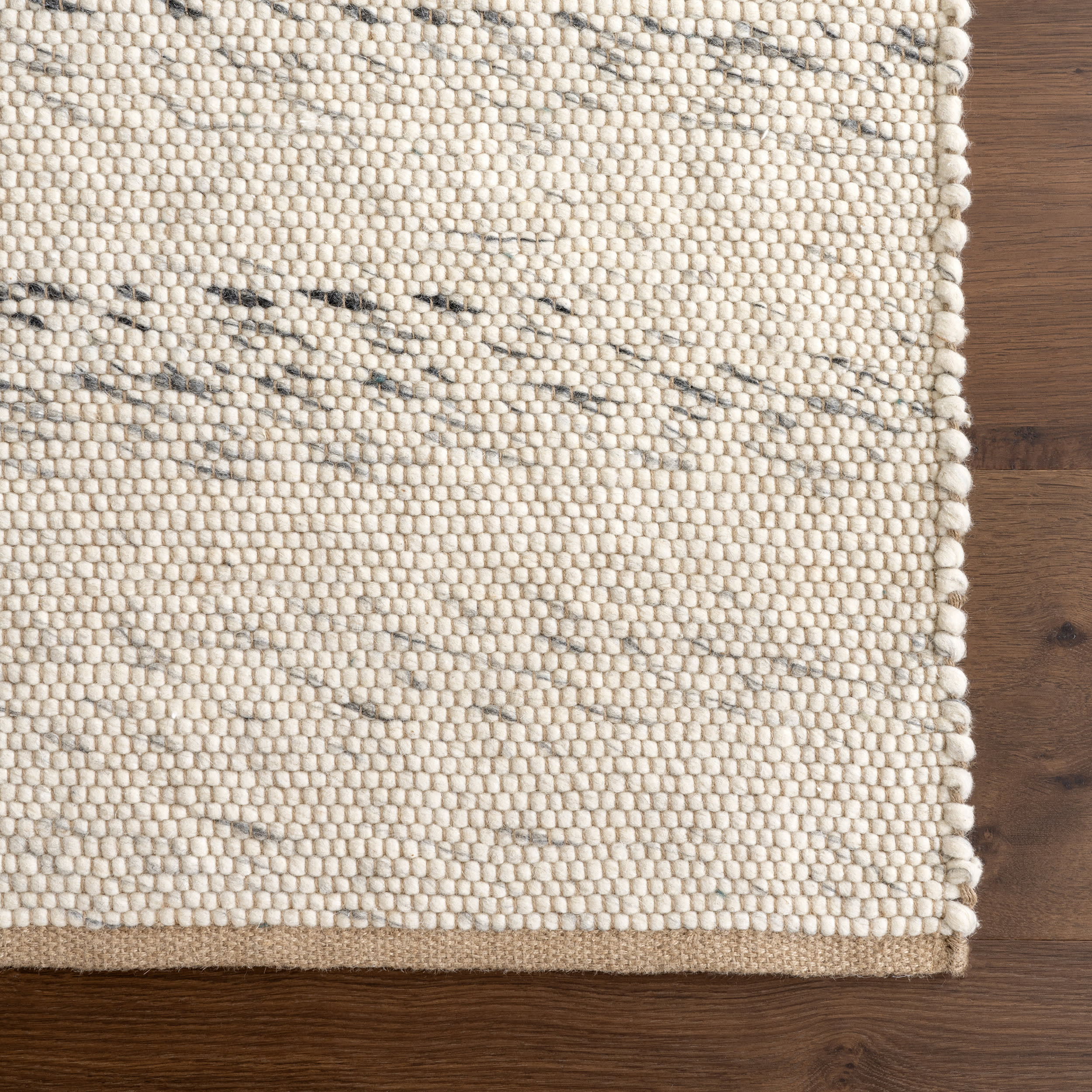 Hamptons Marled Rug in Ivory - Soft and Stylish Area Rug for Living Room, Bedroom, or Nursery - Perfect for Coastal, Farmhouse, or Modern Home Decor