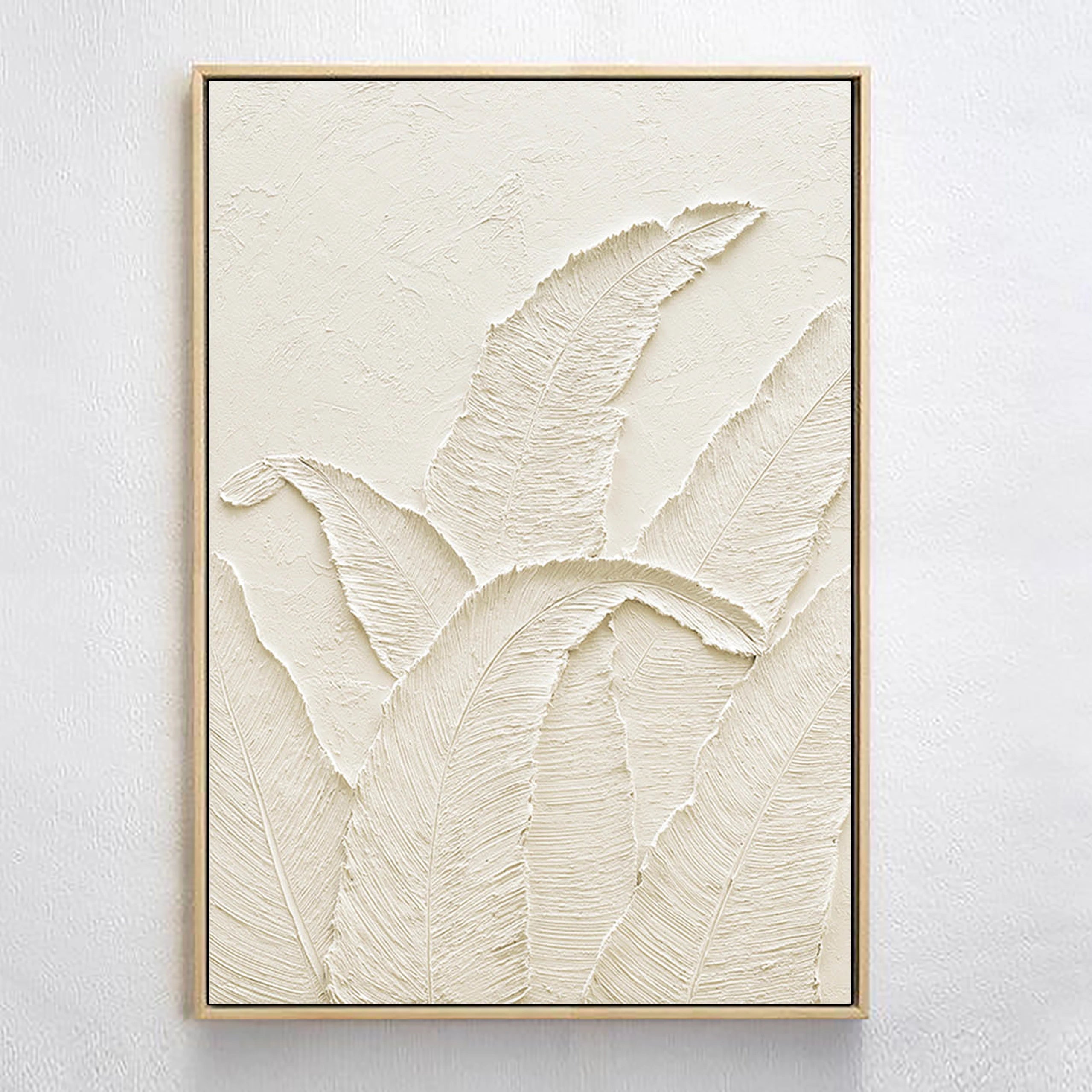 Minimalist Textured Plaster Art Painting - Modern Abstract Wall Decor for Living Room, Bedroom & Office | #MM033