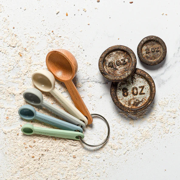 Premium Silicone Measuring Spoon Set - 6-Piece Kitchen Essentials for Baking & Cooking | Dishwasher Safe, BPA-Free, Flexible & Durable | Perfect for Measuring Spices, Coffee, Flour & More