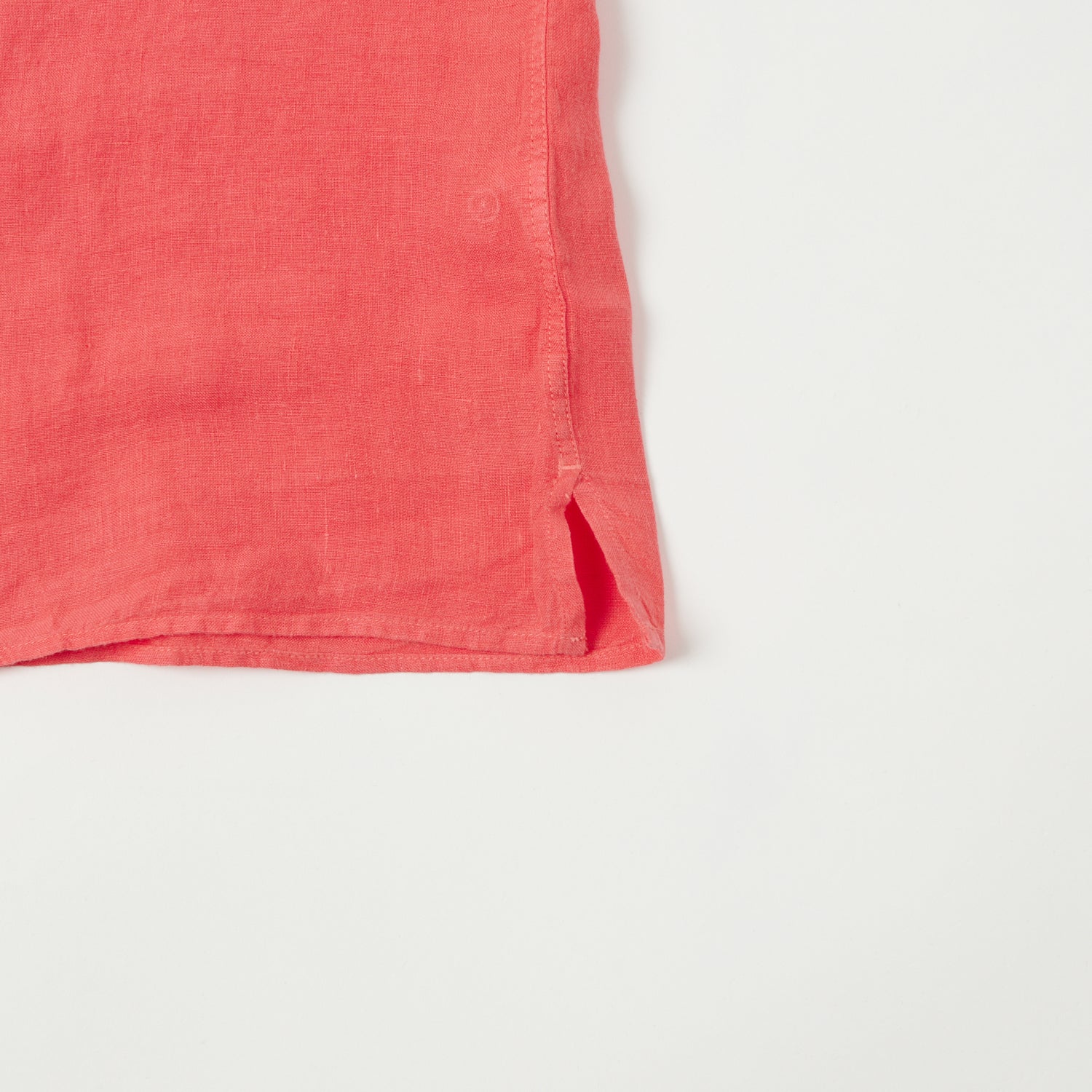 Hartford AZ04001 Faded Red Linen Short Sleeve Casual Shirt for Men - Perfect for Summer Outfits, Beach Wear & Outdoor Activities