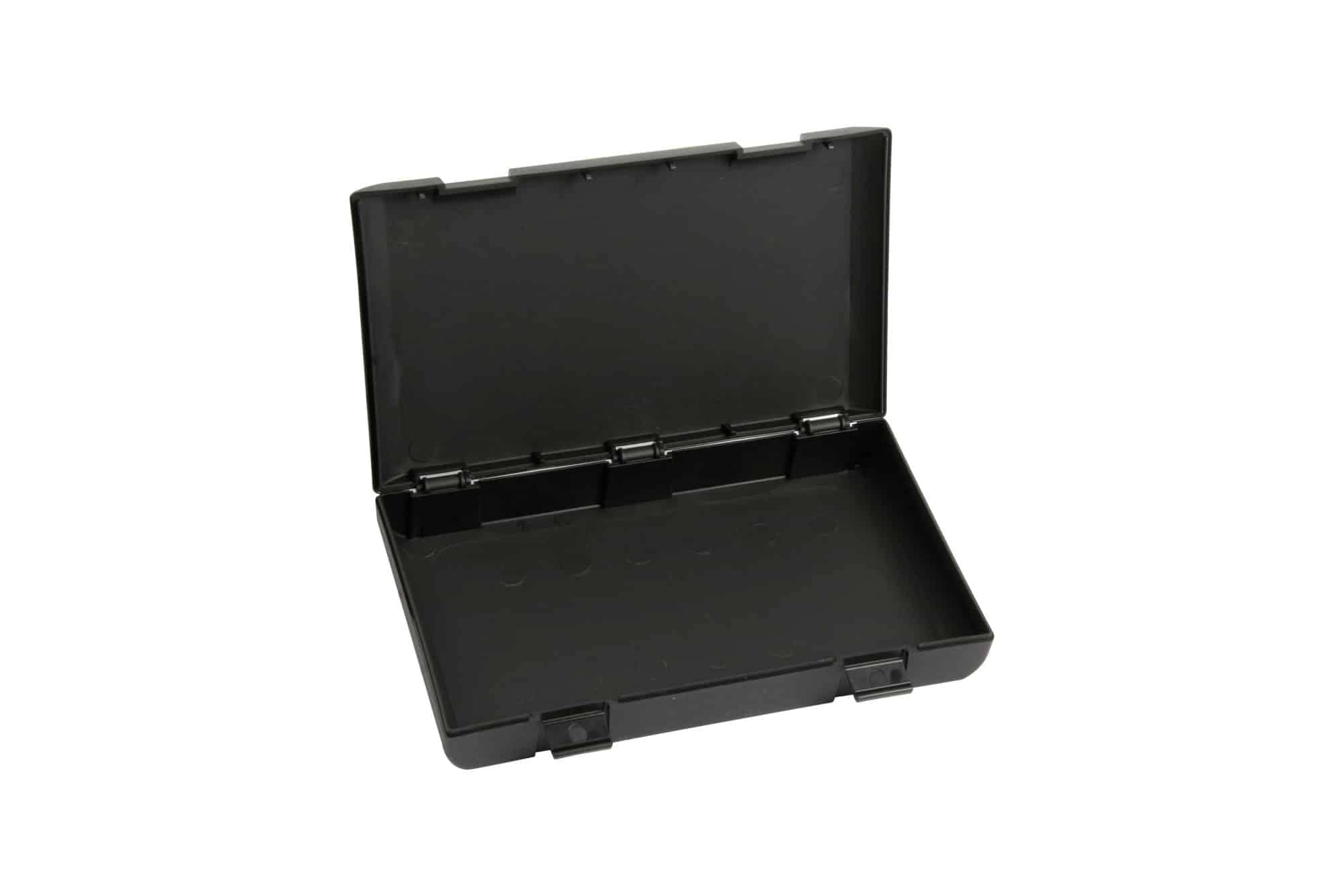 Durable Black Accessory Tool Carrying Case with Secure Snap Closure - Perfect for Organizing and Protecting Small Tools, Electronics, and DIY Supplies at Home, Work, or On-the-Go