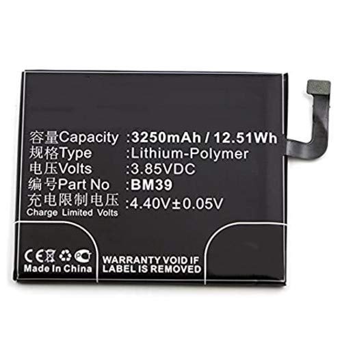 Synergy Digital High Capacity 3250mAh Li-Polymer Battery for Redmi 6 - Replacement for BM39 Battery | Long Lasting Power for Gaming, Streaming & Daily Use