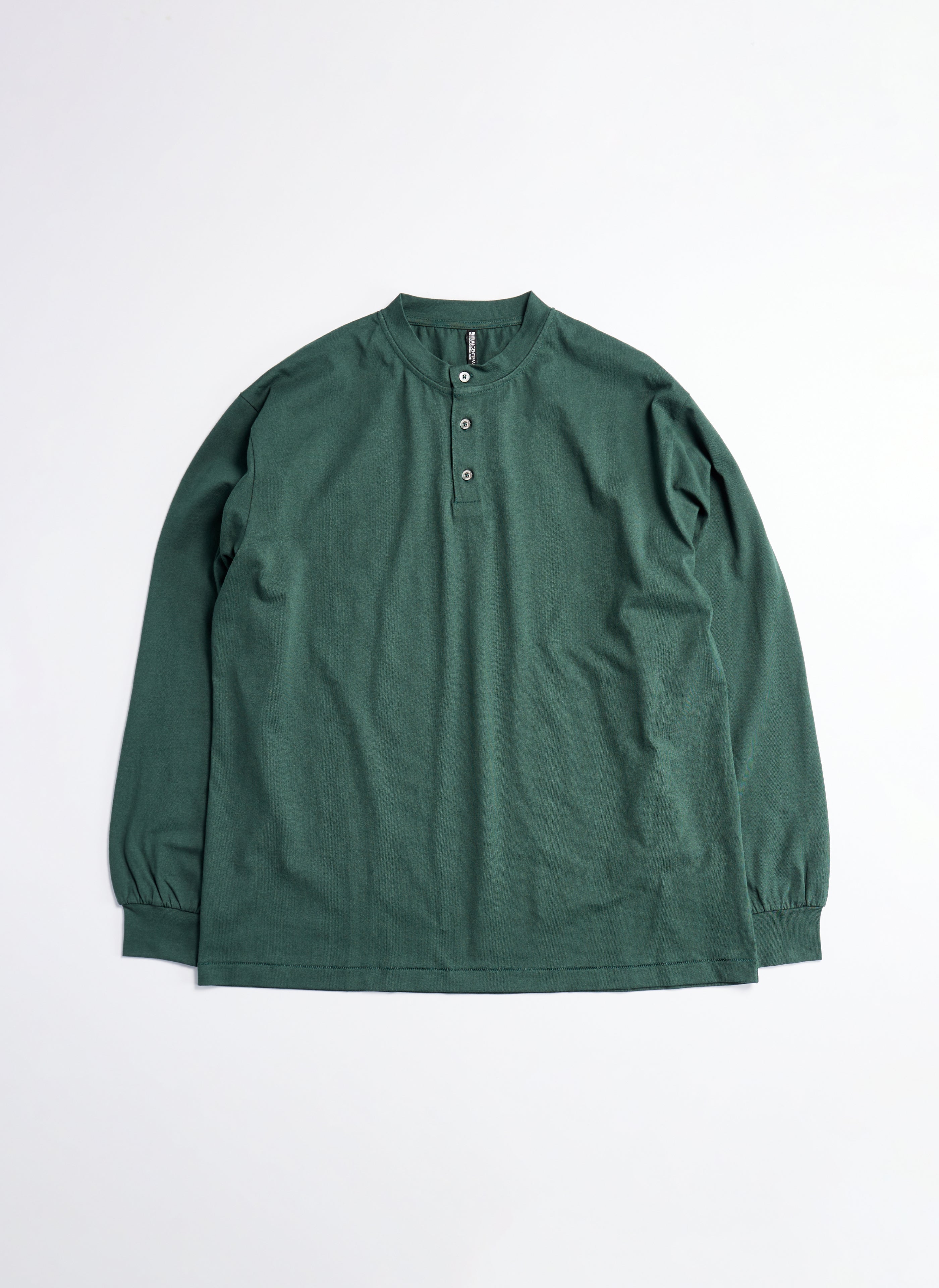 220G Soft Cotton Henley Neck Long Sleeve T-Shirt for Men - Comfortable Casual Wear for Everyday, Work & Outdoor Activities