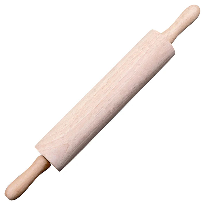 Winco 13-Inch Wooden Rolling Pin for Baking - Premium Hardwood Dough Roller for Cookies, Pastry & Pizza - Perfect for Home Bakers & Professional Kitchens