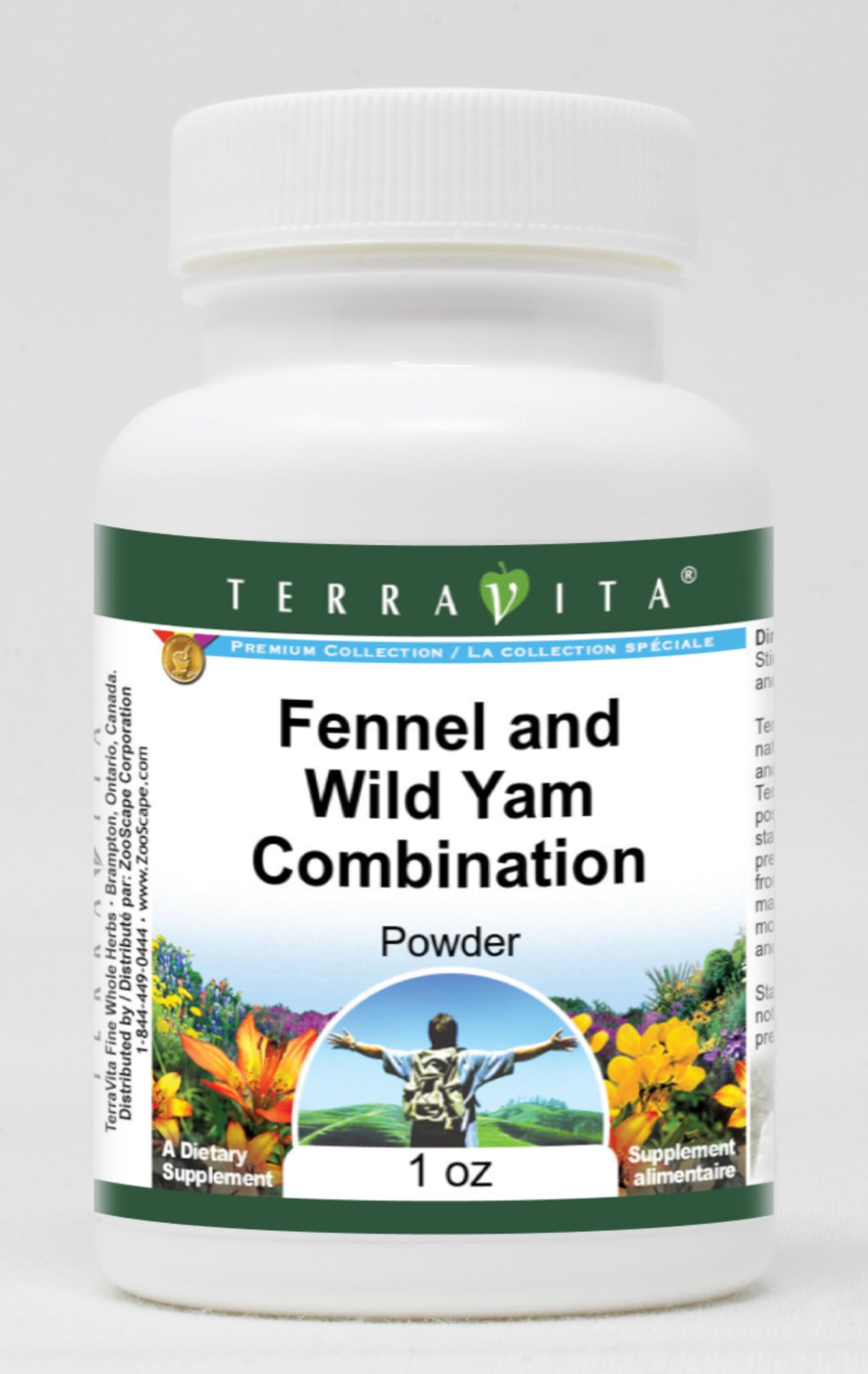 Organic Fennel & Wild Yam Powder for Women's Hormonal Balance - 1 oz (ZIN: 513403) | Natural Herbal Supplement for PMS Relief, Menopause Support & Digestive Health