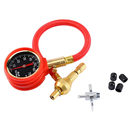 Premium Air Gauge Tire Pressure Meter - Accurate Digital & Analog Dial Tester for Cars, Trucks, Bikes, Vans & Motorcycles | Perfect for Road Trips, Commuting & Vehicle Maintenance