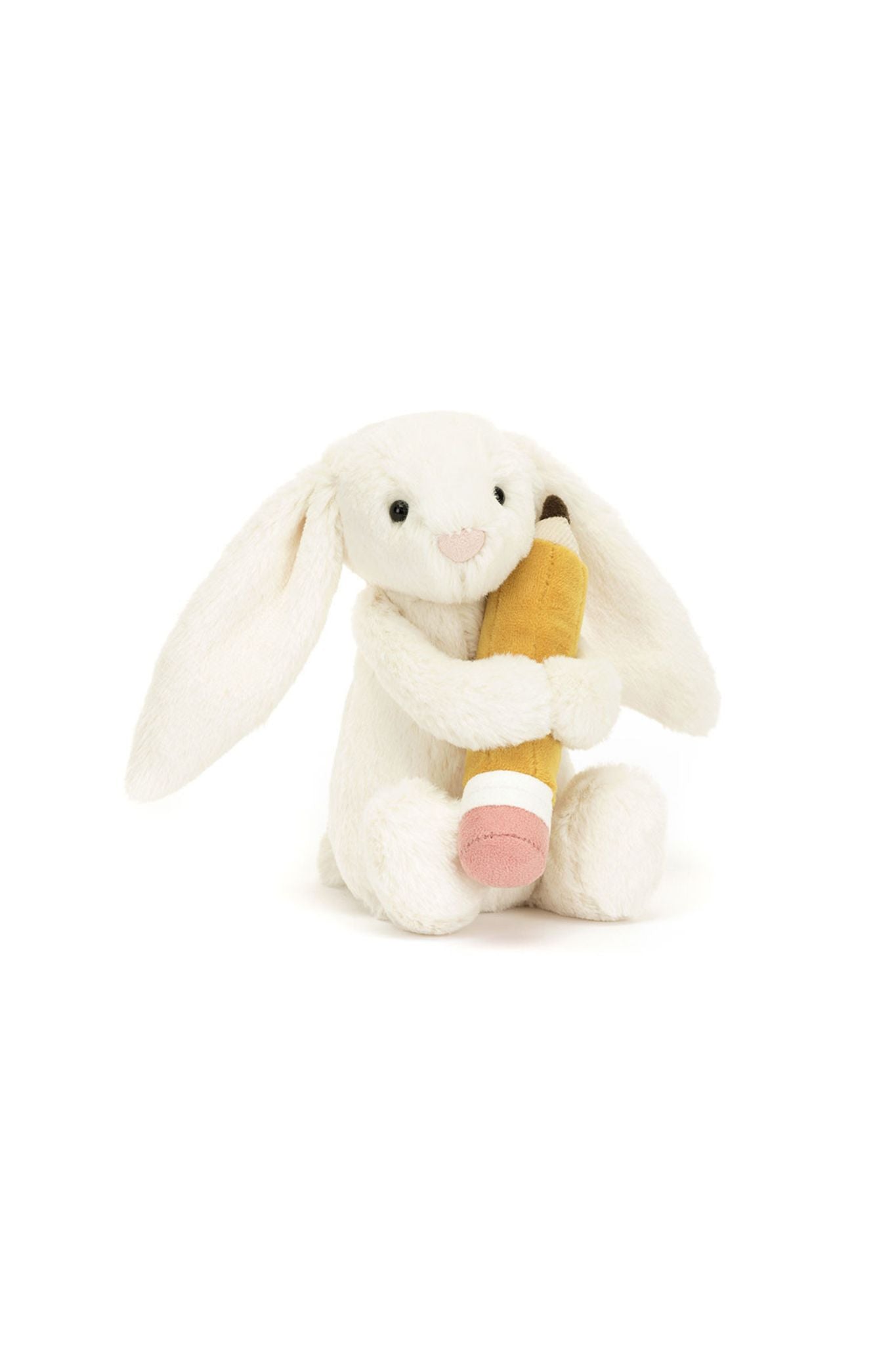 Adorable Jellycat Bashful Bunny Plush Toy with Pencil - Perfect for Baby Shower Gifts, Nursery Decor & Cuddly Comfort