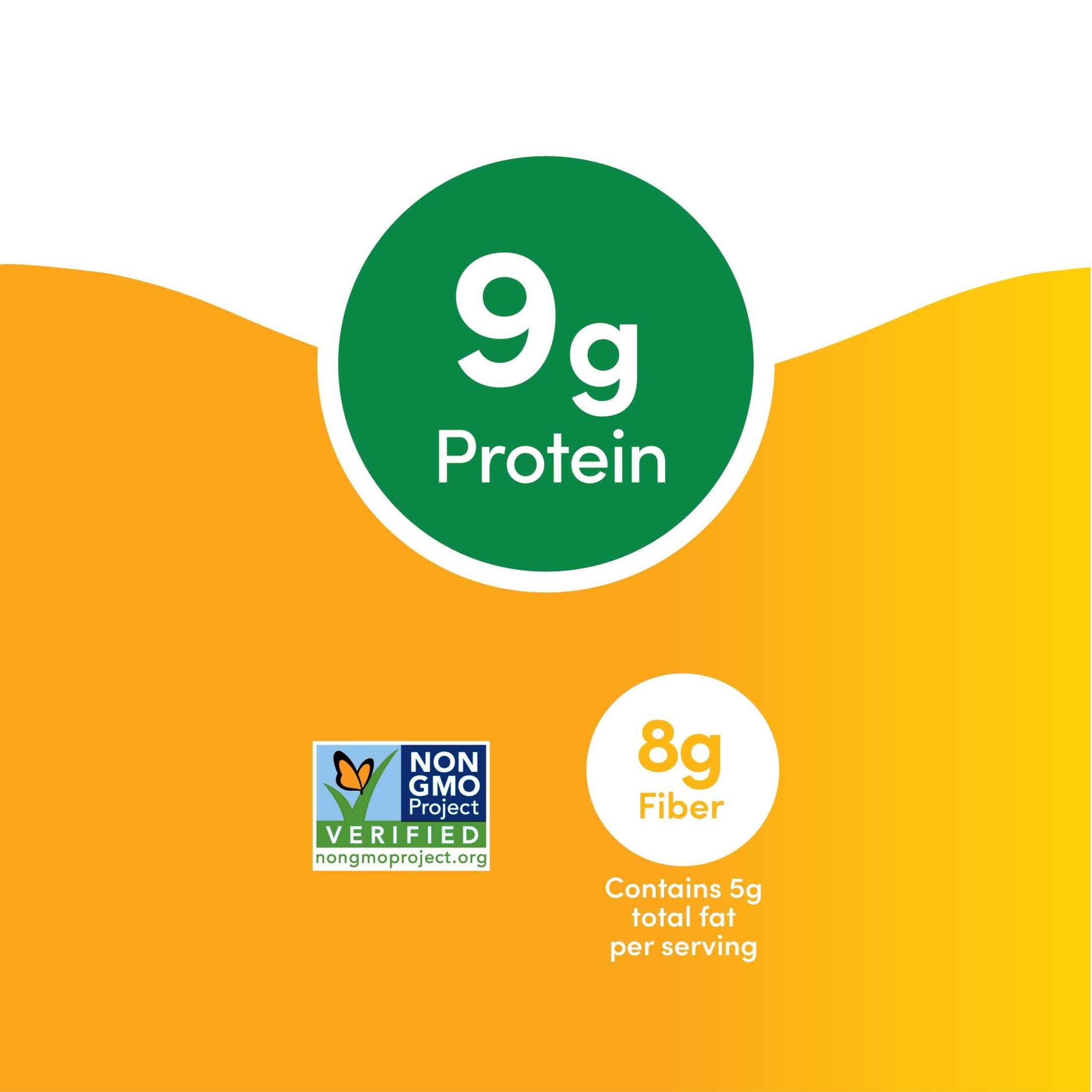 Kashi GO Breakfast Cereal - High Fiber Honey Almond Flax Crunch (14oz Box) | Healthy Family Breakfast | Perfect for Busy Mornings & On-the-Go Snacking