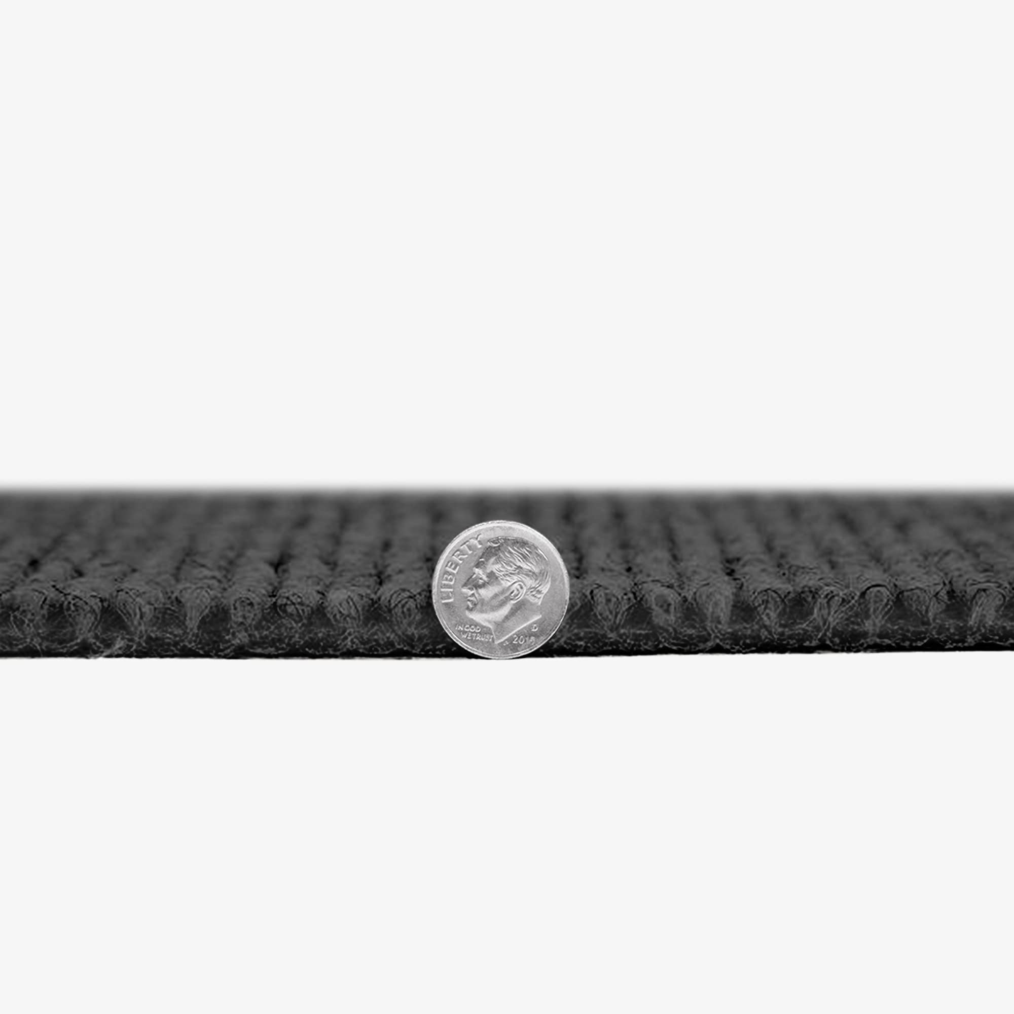IncStores 1/4 Inch Thick Berber Self-Adhesive Carpet Tiles - 100 Pack Gunmetal | Durable Commercial Flooring for Basement, Classroom, Trade Show & Office | Easy Installation & Floor Protection Solution