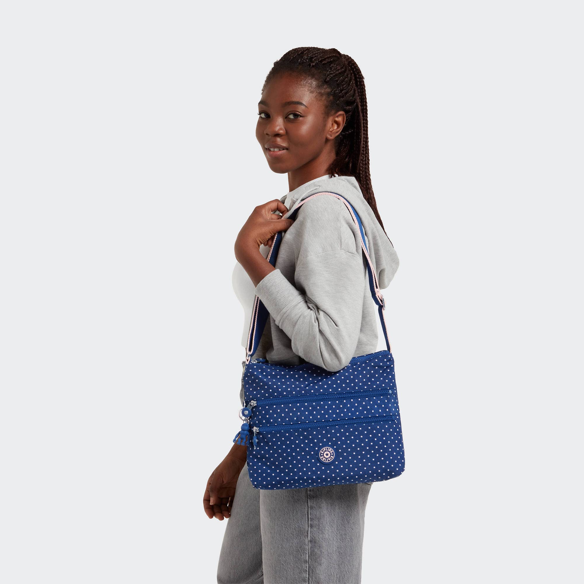 Kipling Women's Alvar Crossbody Bag - Super Lightweight & Durable Nylon Shoulder Bag for Everyday Use | Perfect for Work, Travel & Casual Outings