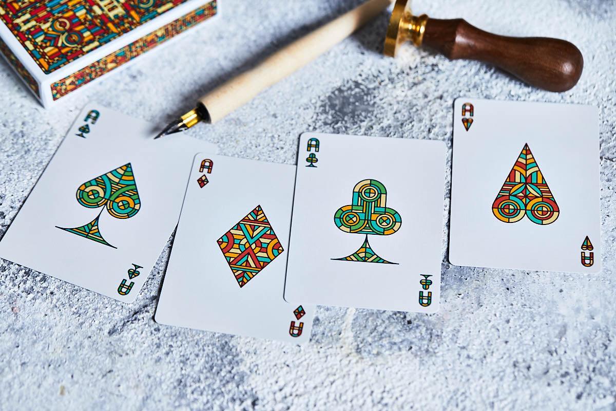 Premium Bloodline Ruby Playing Cards - Elegant & Durable Poker Deck for Magic Tricks, Cardistry, and Casino Night Entertainment