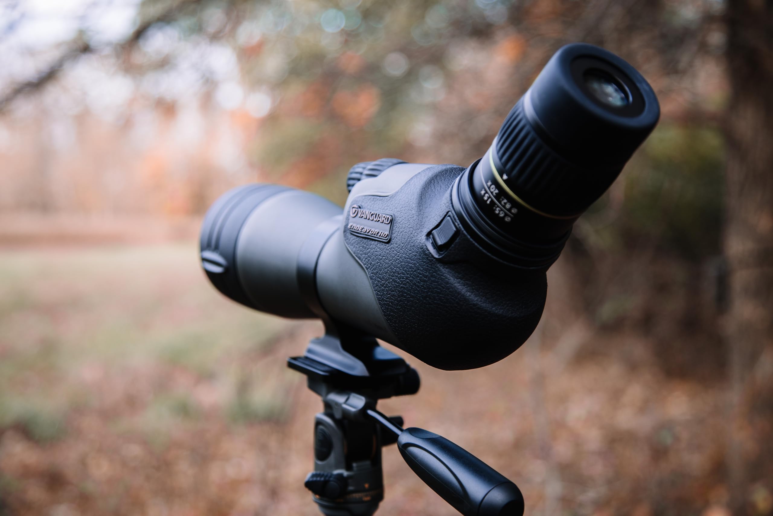Vanguard Endeavor HD 20-60x60 Angled Spotting Scope with ED Glass, Waterproof & Fogproof for Bird Watching, Hunting, and Outdoor Observation