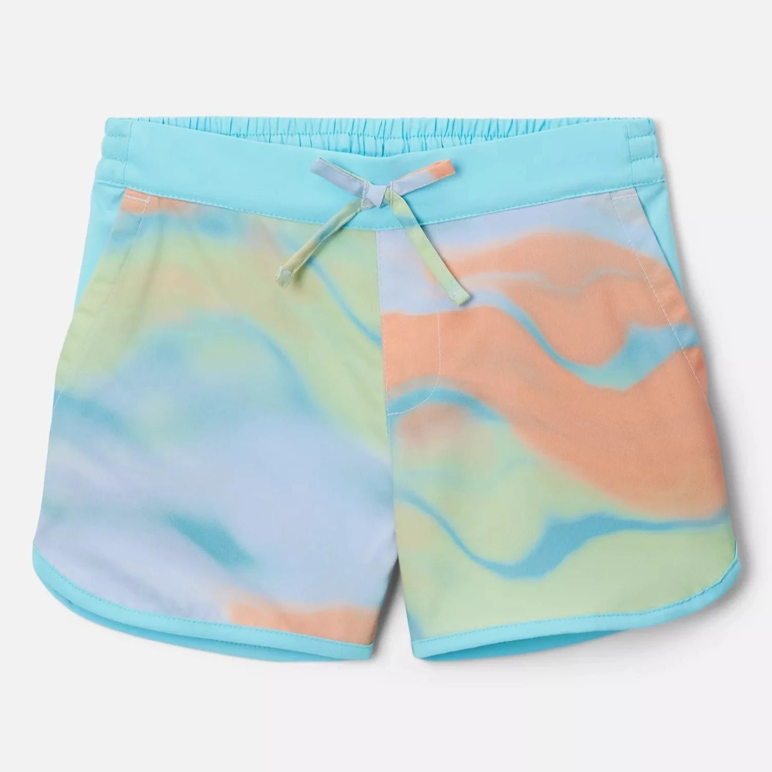 Columbia Men's Aquamarine Undercurrent Sandy Shores Swim Boardshorts - Quick-Dry Beach Shorts for Swimming, Surfing & Summer Vacations