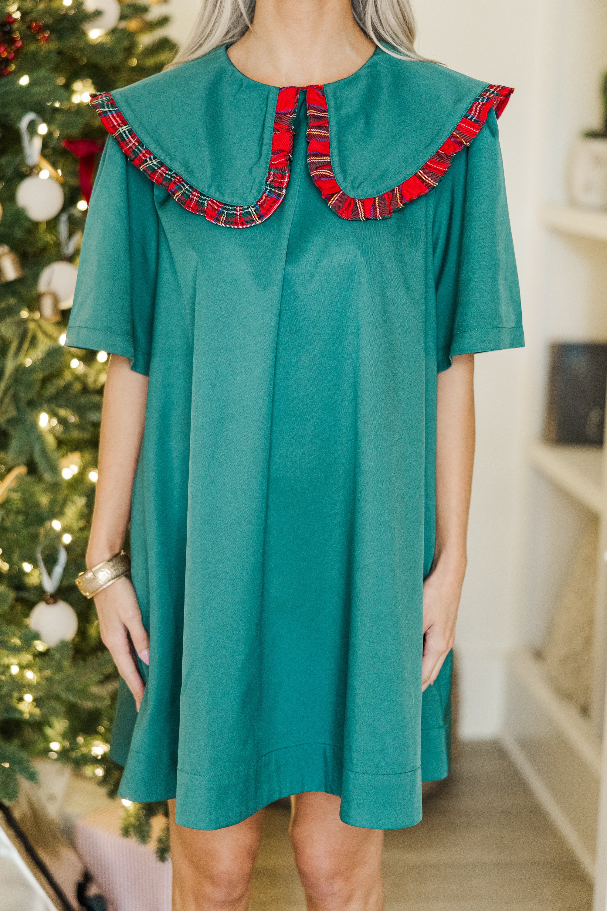 Stylish Green Dress for Women - Elegant & Comfortable Fashion Outfit - Perfect for Casual Wear, Parties & Special Occasions
