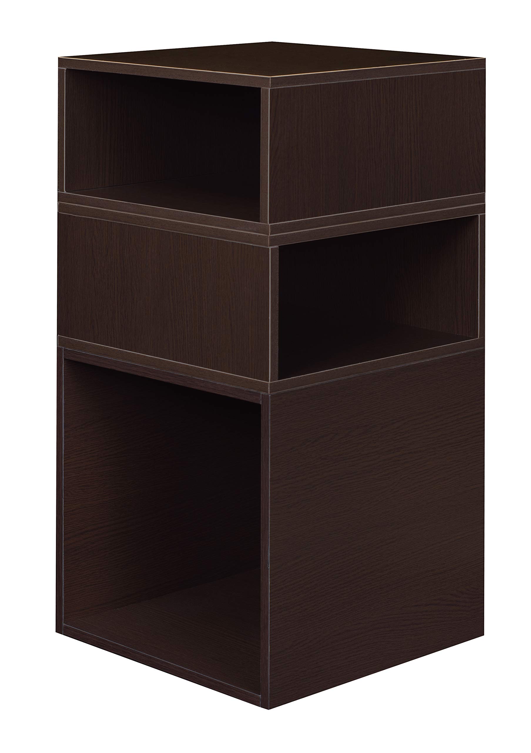 Premium Niche Cubo Deluxe Storage Set with Full & Half Size Cubes (1-2 Pack) - Truffle Brown | Modular Organizer for Closet, Nursery & Home Office Storage Solutions