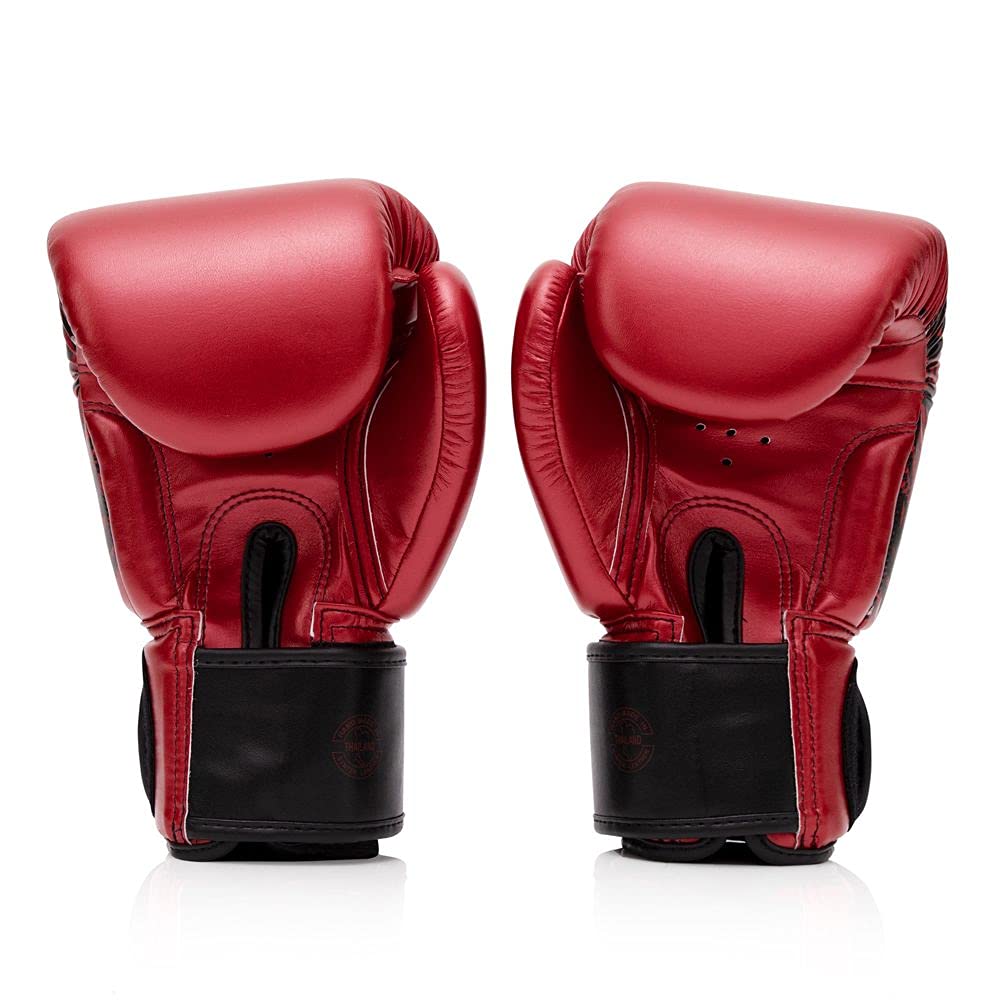 Fairtex Golden Jubilee Premium Muay Thai Boxing Gloves - Limited Edition Syntek Leather for Training & Competition | Heavy-Duty Imported MMA & Kickboxing Gloves | Perfect for Sparring, Bag Work & Martial Arts Training