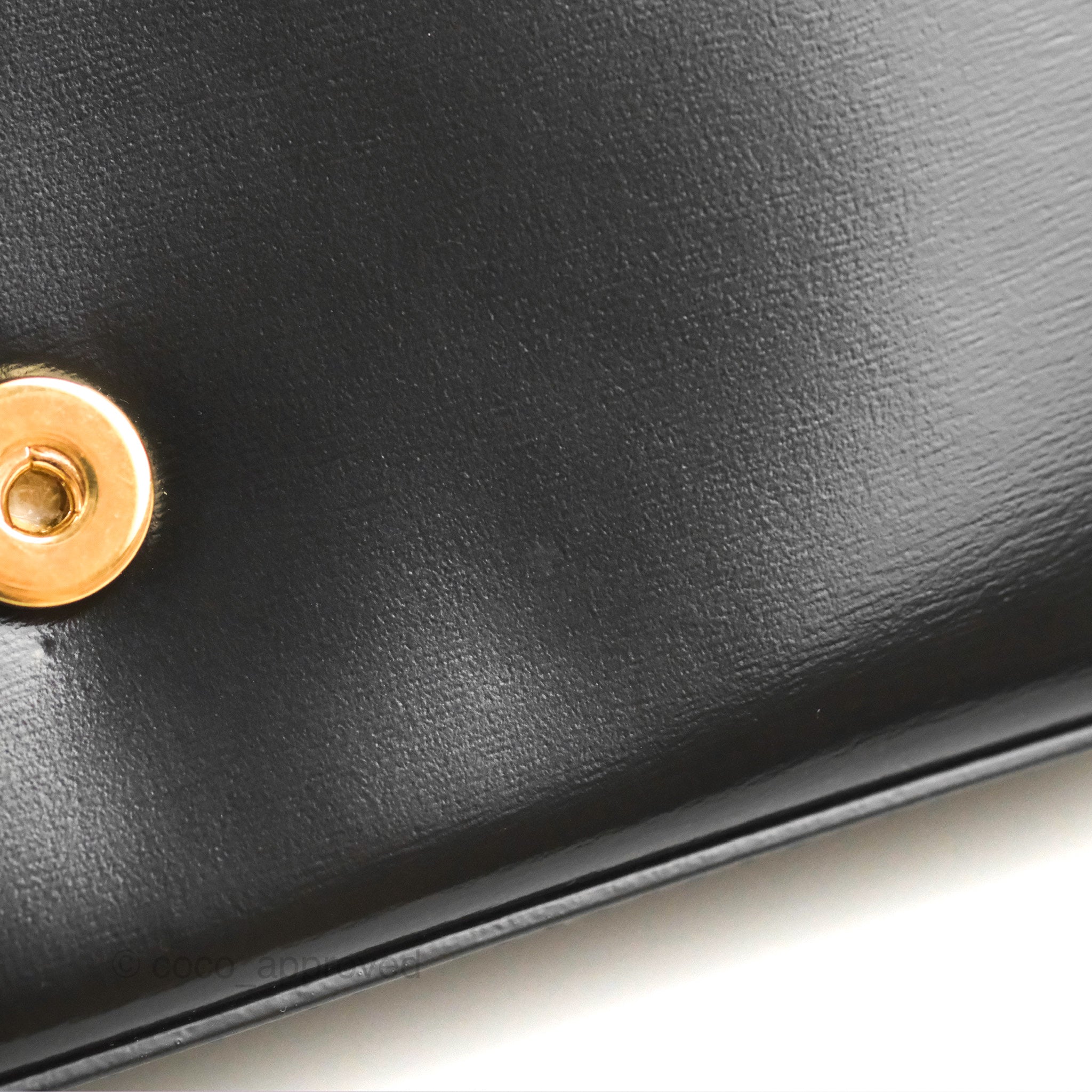 Celine Triomphe Chain Shoulder Bag in Black Shiny Calfskin Leather - Luxury Crossbody Purse for Women, Perfect for Evening Parties & Date Nights