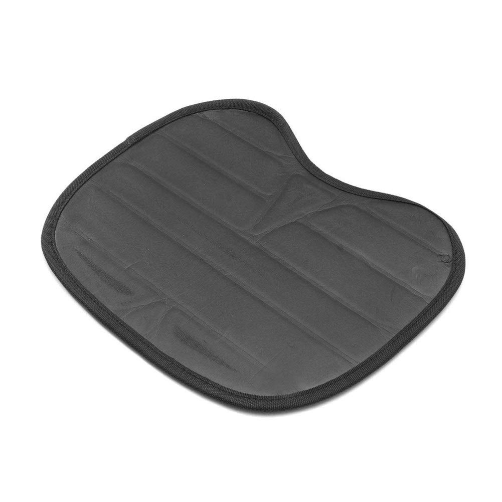 HUACHEN-LS Universal Kayak Fishing Seat Cushion - Black Waterproof & Anti-Slip Boat Padded Accessories for Comfortable Kayaking | Durable & Detachable Design for Outdoor Fishing Adventures