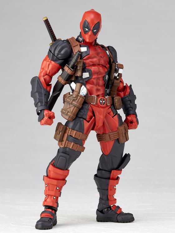 Amazing Yamaguchi Revoltech Deadpool 2.0 Action Figure - 2023 Reissue | Highly Articulated Collectible for Marvel Fans & Display