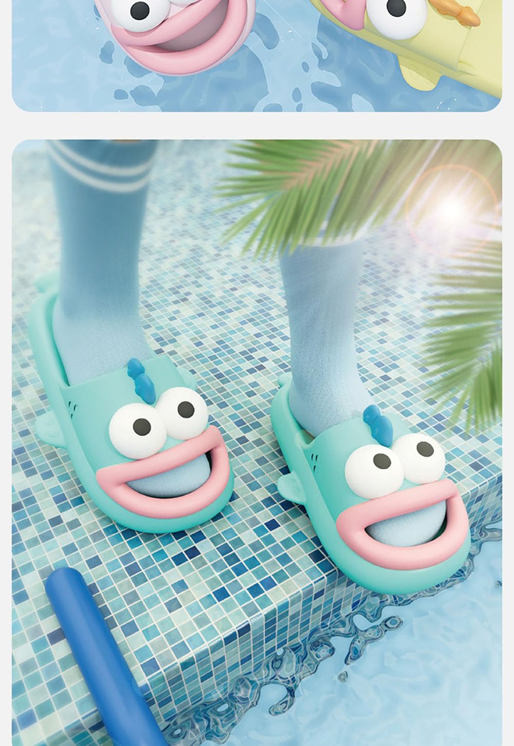 Zureto Clownfish Slippers - Funny Kissing Fish House Shoes for Couples, Best Gift for Valentine's Day & Anniversaries - Perfect for Romantic Nights, Lazy Weekends & TikTok Videos
