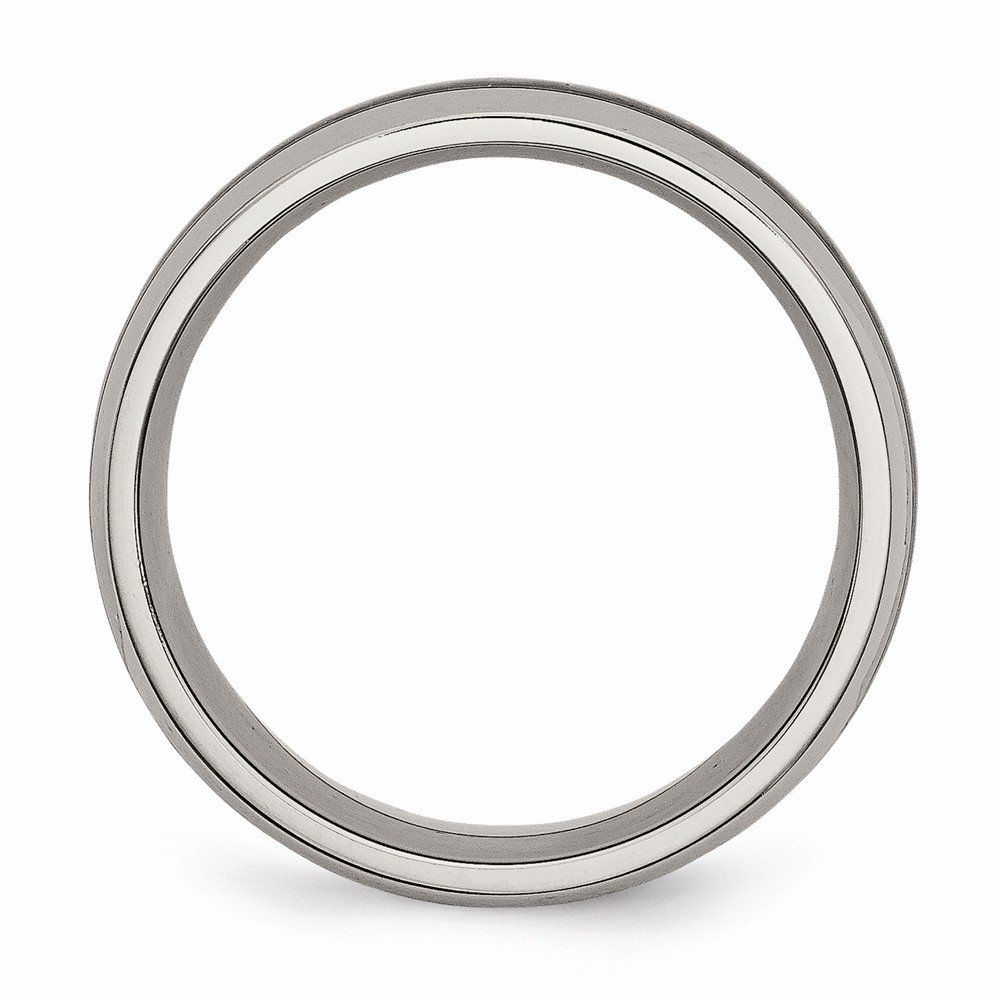 Solid Titanium Black Carbon Fiber Inlay 8mm Men's Wedding Band Ring - Comfort Fit Design for Everyday Wear & Special Occasions