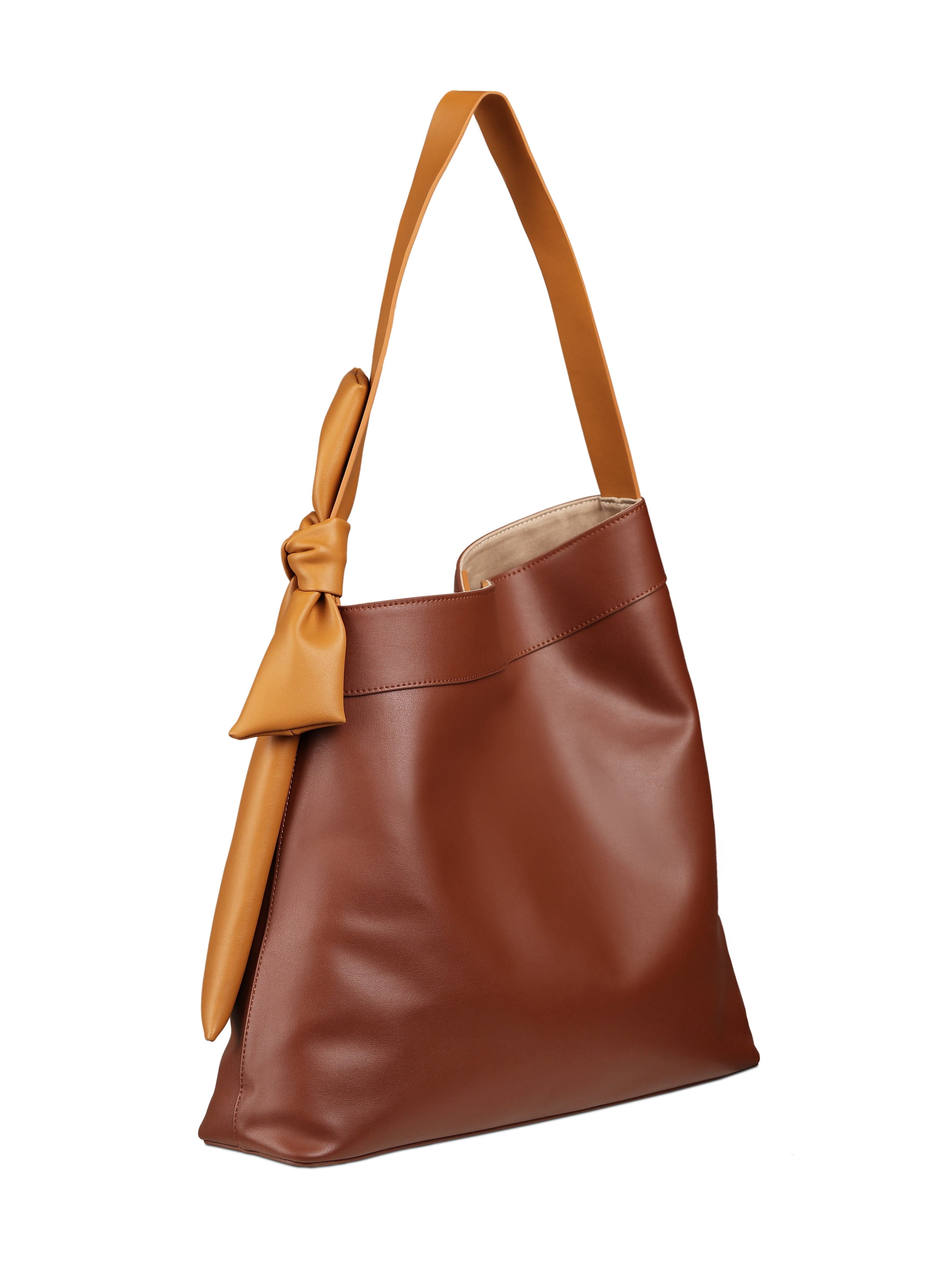 Vegan Cactus Leather Tote Bag for Women | Eco-Friendly & Sustainable Chestnut Brown Handbag | Perfect for Work, Travel & Everyday Use