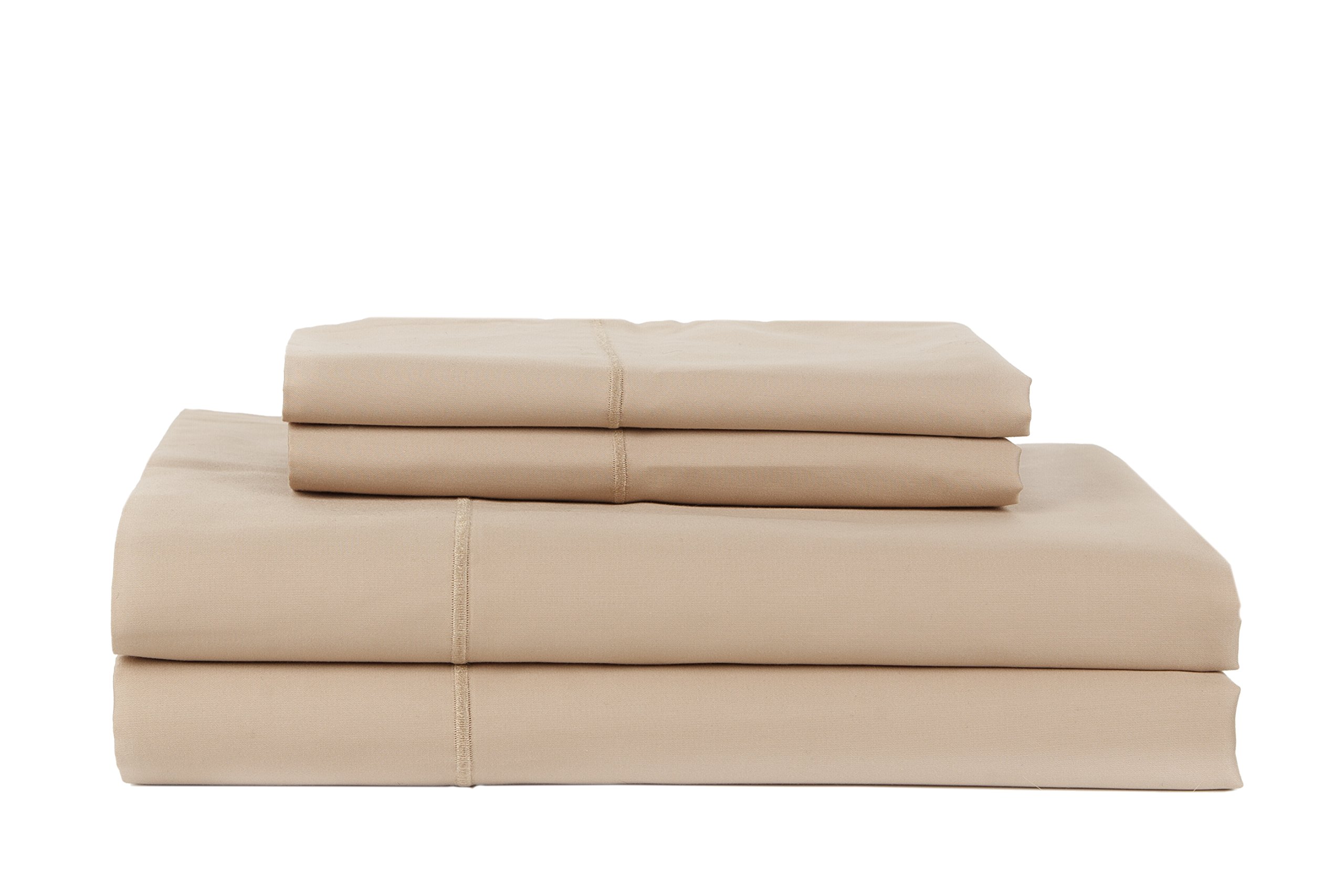 Premium Taupe King Size Thread Sheet Set - Soft & Breathable Bedding for Ultimate Comfort - Perfect for Master Bedrooms, Guest Rooms & Luxury Hotels