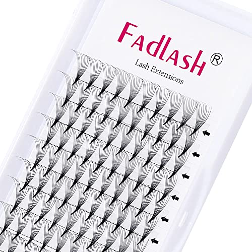 3D to 20D Pointy Tip Premade Eyelash Extensions - 9D-0.07C 8mm Volume Lashes with Thin Base for Natural Look | Perfect for Bridal, Party & Special Occasion Makeup