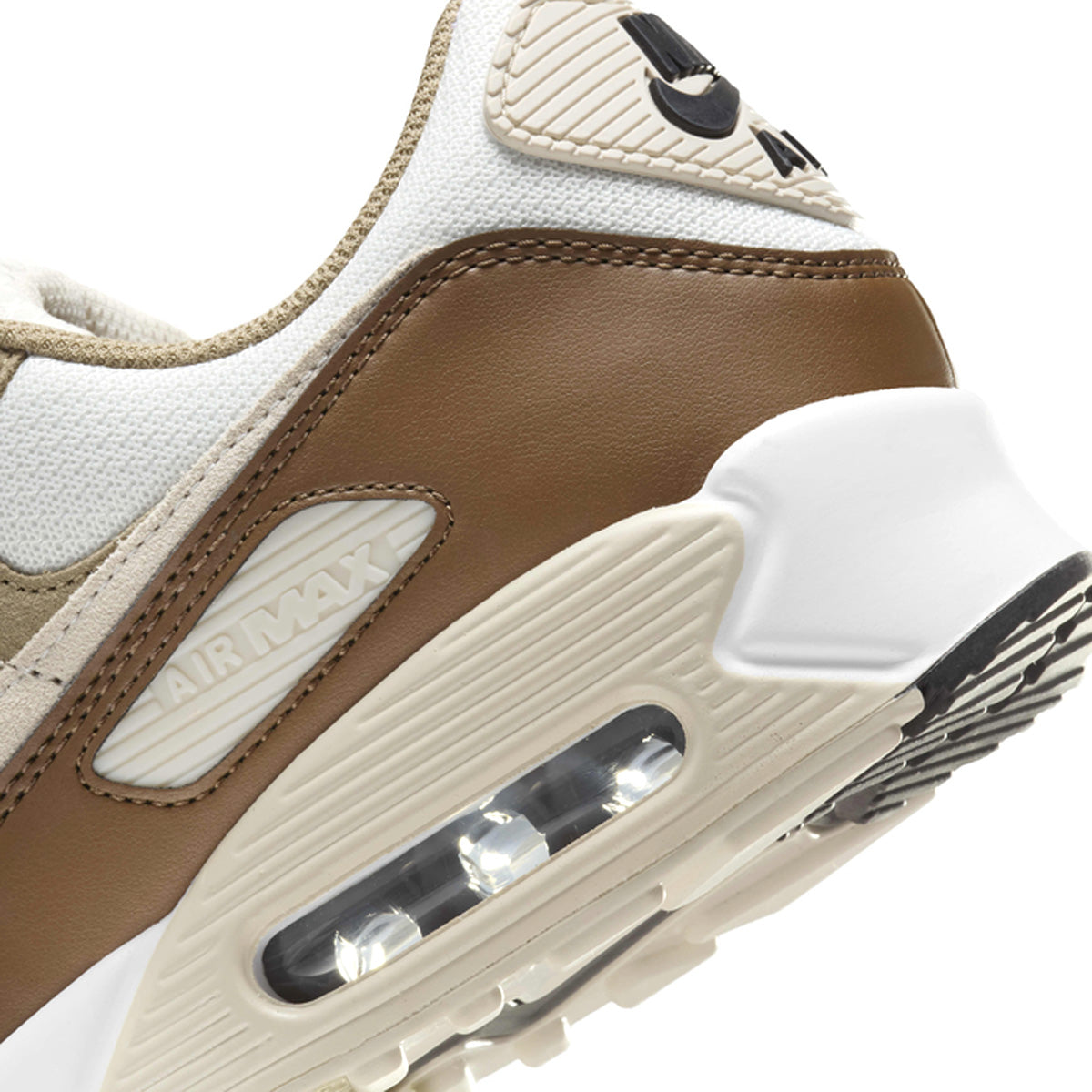 Nike Air Max 90 'Summit White Khaki' Men's Running Shoes - Classic Retro Sneakers for Casual Wear & Gym Workouts