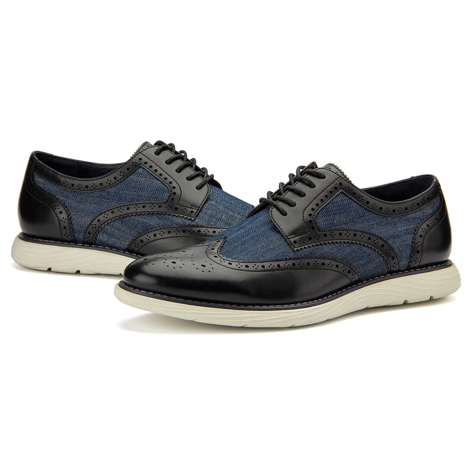 Meijiana Men's Oxford Shoes - Stylish Casual & Business Dress Shoes for Men | Comfortable Lightweight Footwear for Office, Weddings & Formal Events