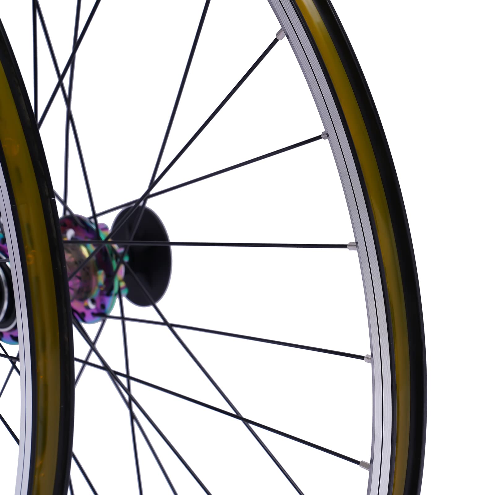 29 Inch Mountain Bike Wheelset - Aluminum Alloy Rim Disc Brake Wheels with Quick Release for Front & Rear - Compatible with 7-12 Speed Cassettes (Colorful Options) - Perfect for Trail Riding, Mountain Biking & Off-Road Adventures
