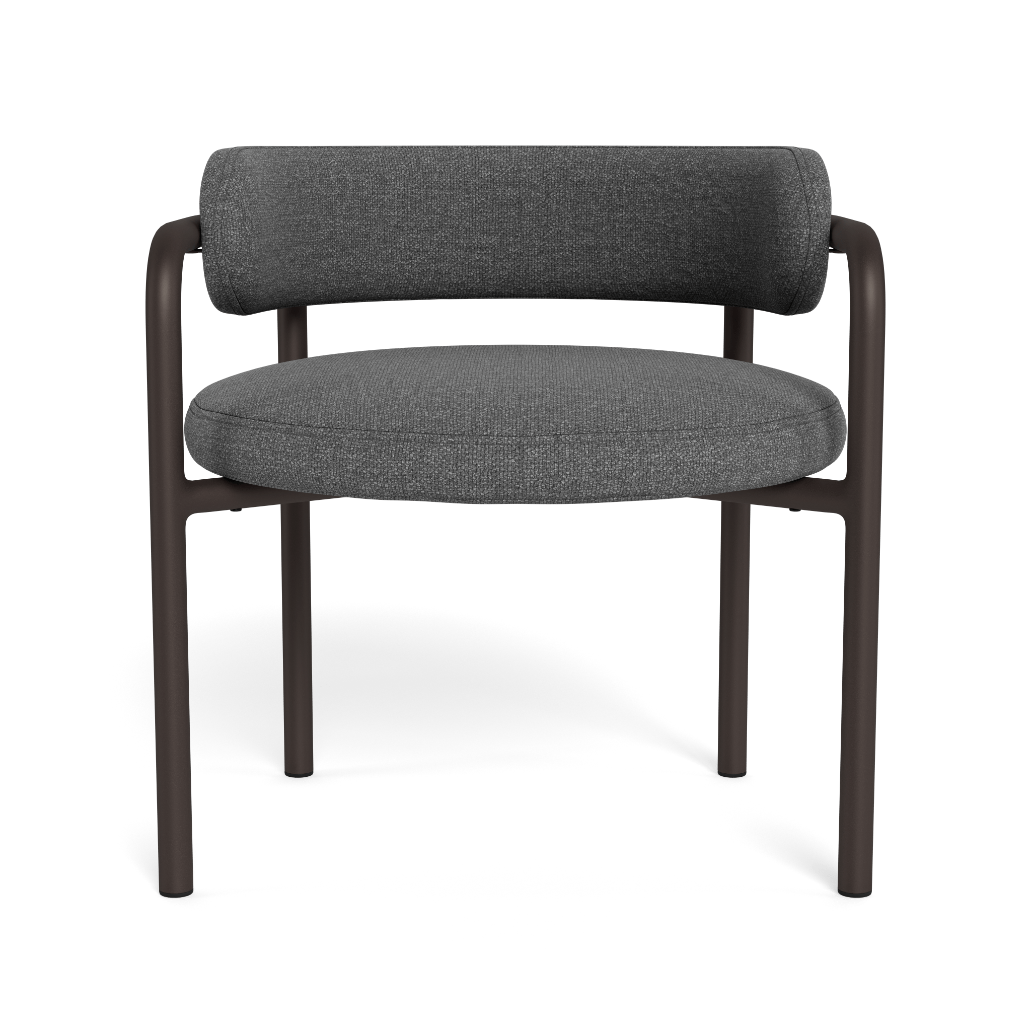 Porto Aluminum Club Chair - Lightweight Outdoor Patio Furniture for Garden, Poolside & Deck - Modern All-Weather Lounge Chair with Cushion (Optional) - Perfect for Relaxing, Sunbathing & Entertaining Guests