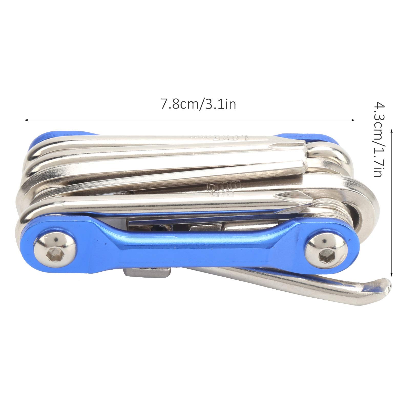 11-in-1 Bicycle Multi-Tool Kit with Chain Breaker & Stability Wrench | Portable Bike Repair Tool for Travel, Home & Outdoor Cycling Maintenance | Perfect for Road Trips, Camping & Emergency Repairs