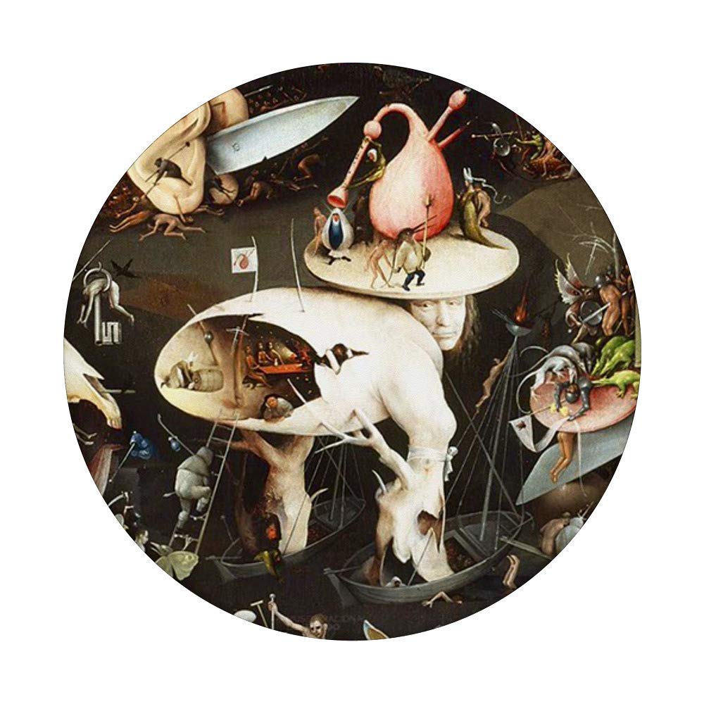 Hieronymus Bosch The Garden of Earthly Delights Art PopSocket - Swappable Phone Grip for iPhone, Samsung & Tablets | Perfect for Home Decor, Office Accessories & Art Lovers Gift