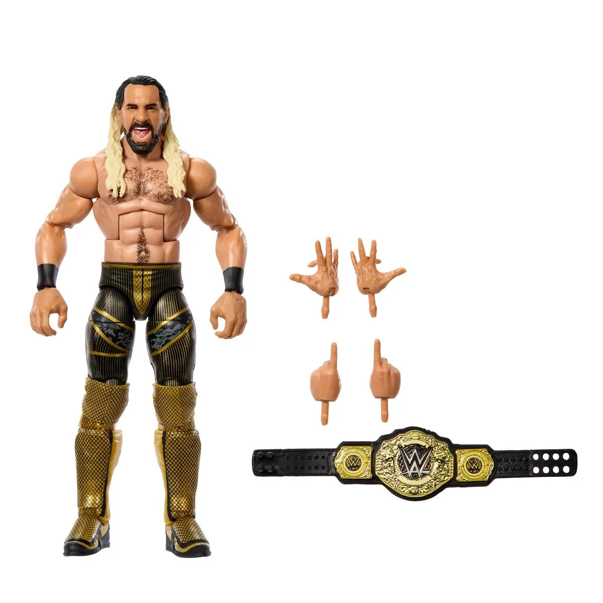 Seth Rollins WWE Elite Collection Series 112 Action Figure - Authentic Wrestling Toy for Collectors & Fans - Perfect for Display, Play & Gifts