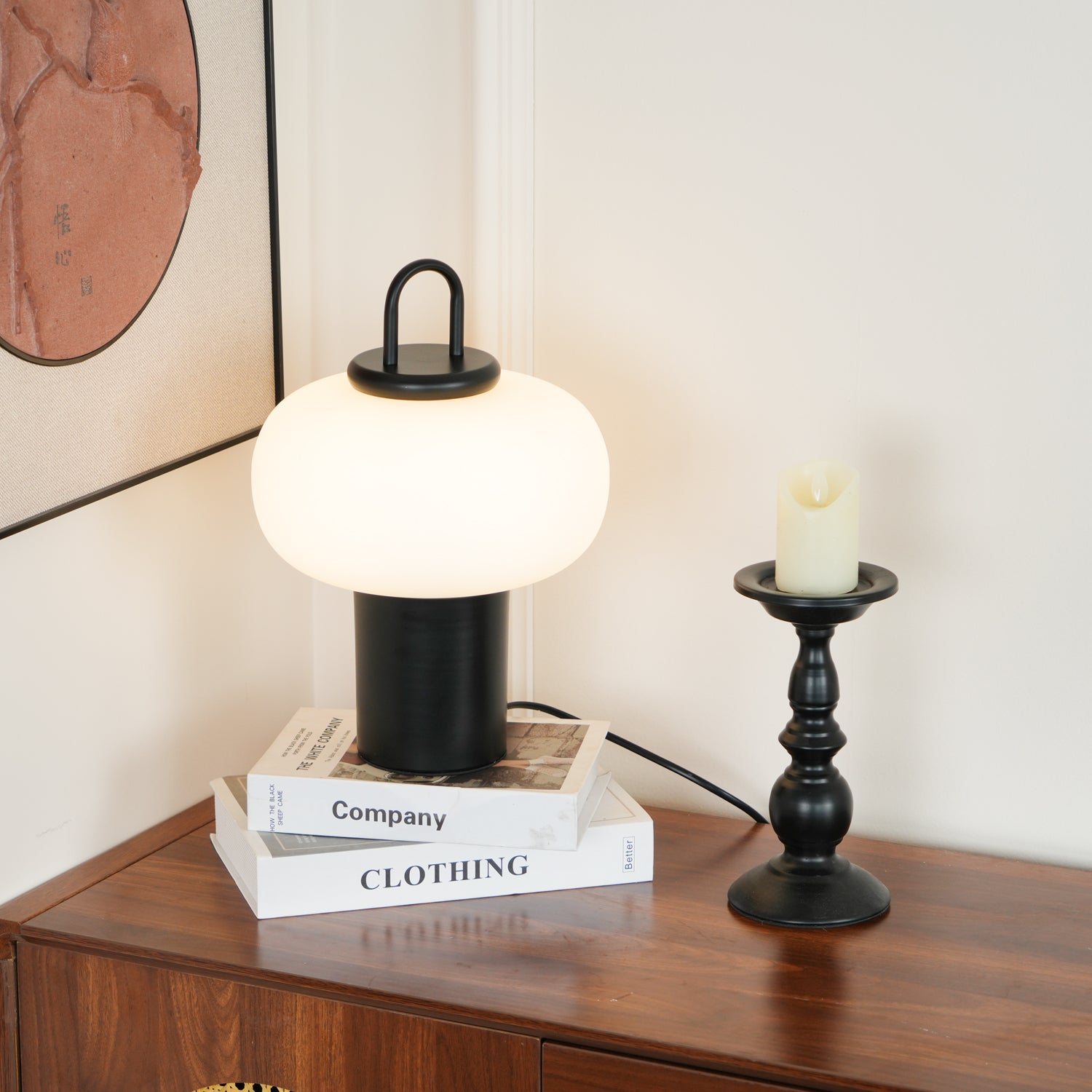 Modern Nox Table Lamp - Adjustable LED Desk Light with USB Port for Home Office, Bedroom & Study - Perfect for Reading, Working & Nightstand Use