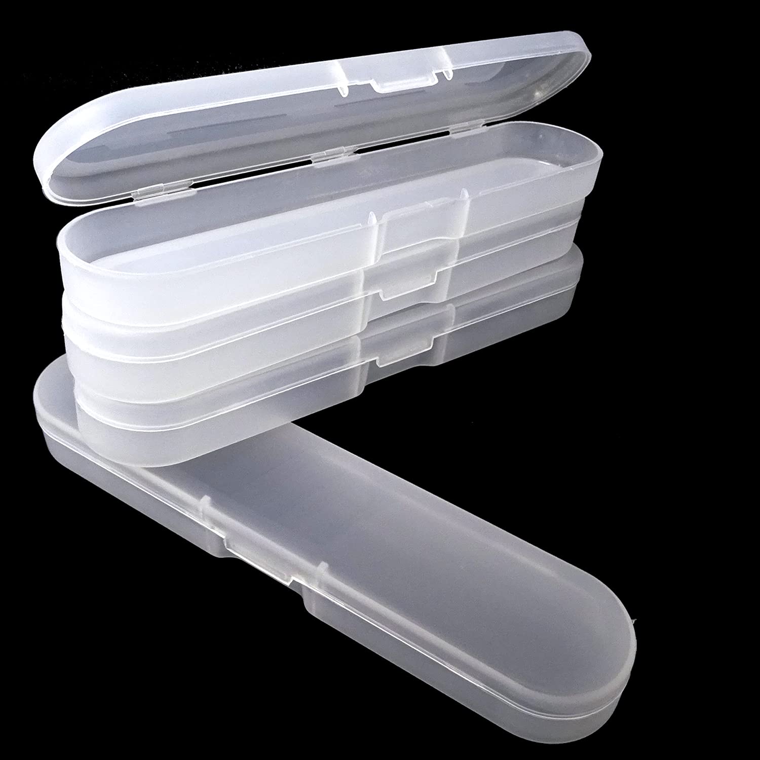 Honbay 4PCS Plastic Digital Thermometer Storage Case - 7 Inch Acne Needle Organizer Box, Pencil Pouch for Home & Travel | Perfect for Medical Supplies, School Stationery & Beauty Tools