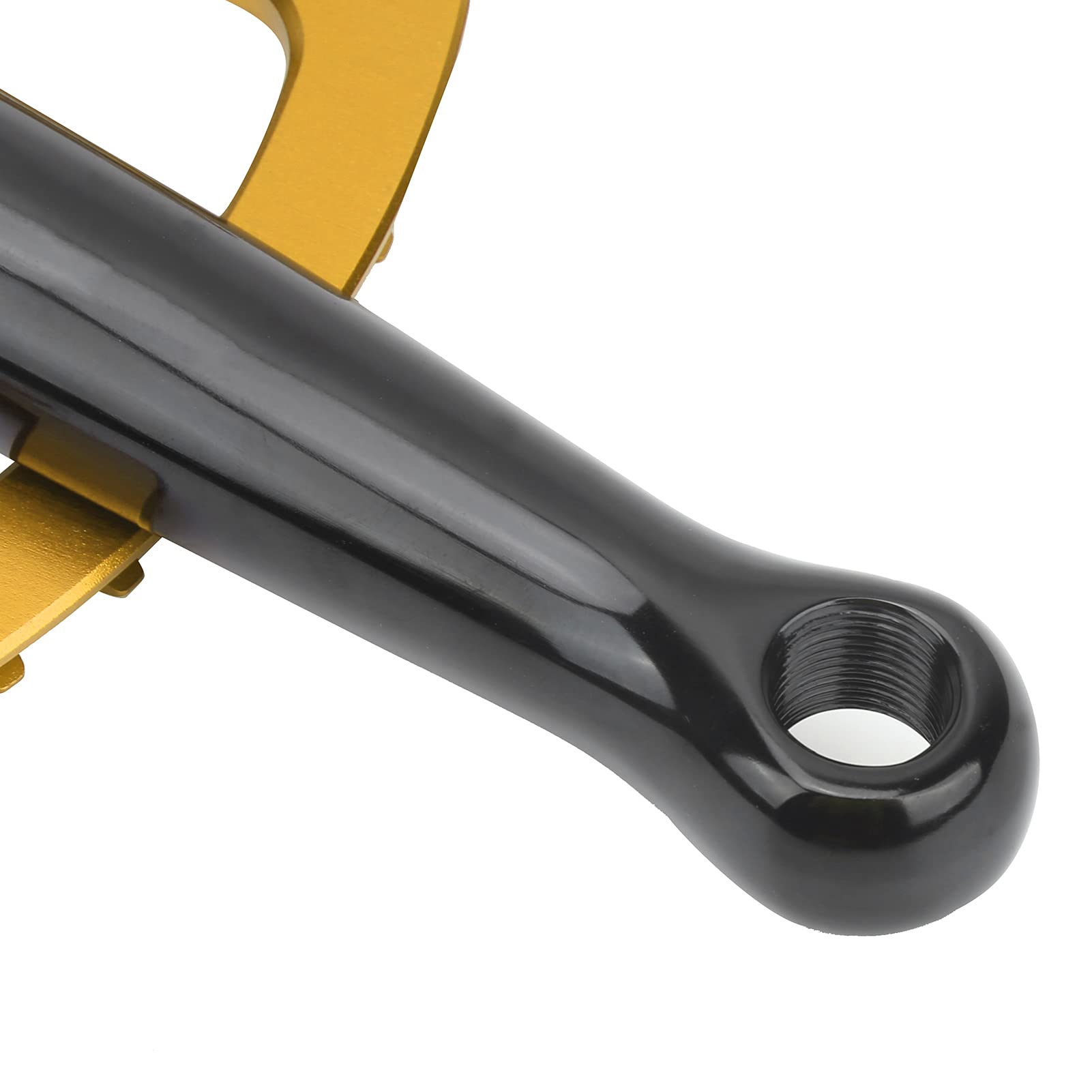 Durable Single Speed Bike Crankset - High Polished Bicycle Crank for Fixie & Urban Cycling - Perfect for Commuting, Exercise & City Riding