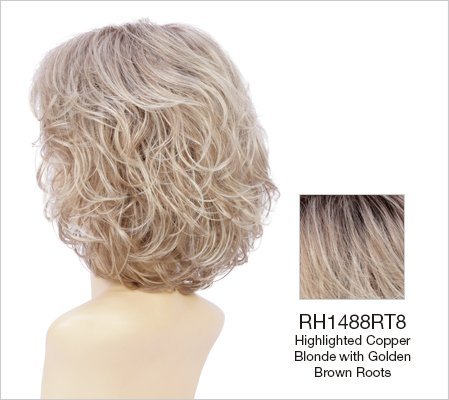 Estetica Design MONO WIGLET 36 - LF Synthetic Mono Top Hair Piece in RH1488RT8 | Perfect for Thinning Hair & Everyday Wear | Natural-Looking Hair Topper for Women