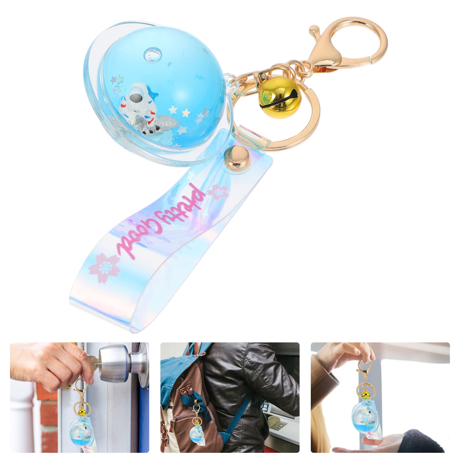 PRETYZOOM Astronaut Doll Keychain - Sand-Filled Car Key Holder, Bag Pendant & Decorative Key Ring | Perfect for Car Keys, Backpacks, Gifts & Space-Themed Decor