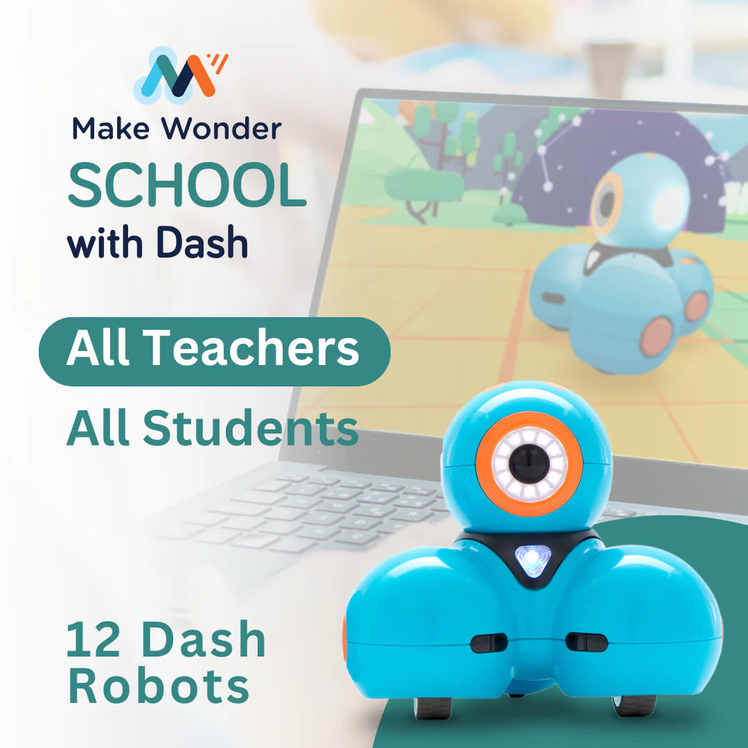Wonder Workshop Dash Robot - Educational Coding Robot for Kids | STEM Learning Toy for Schools & Home | Perfect for Classroom Activities & Homeschooling