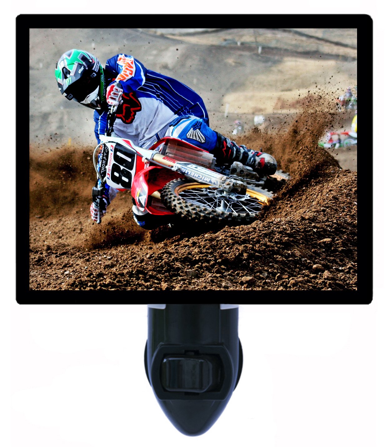 Motocross Motorcycle Night Light - LED Dirt Bike Headlight for Off-Road Riding & Nighttime Transportation Safety | Perfect for Trail Riding, Camping & Emergency Use
