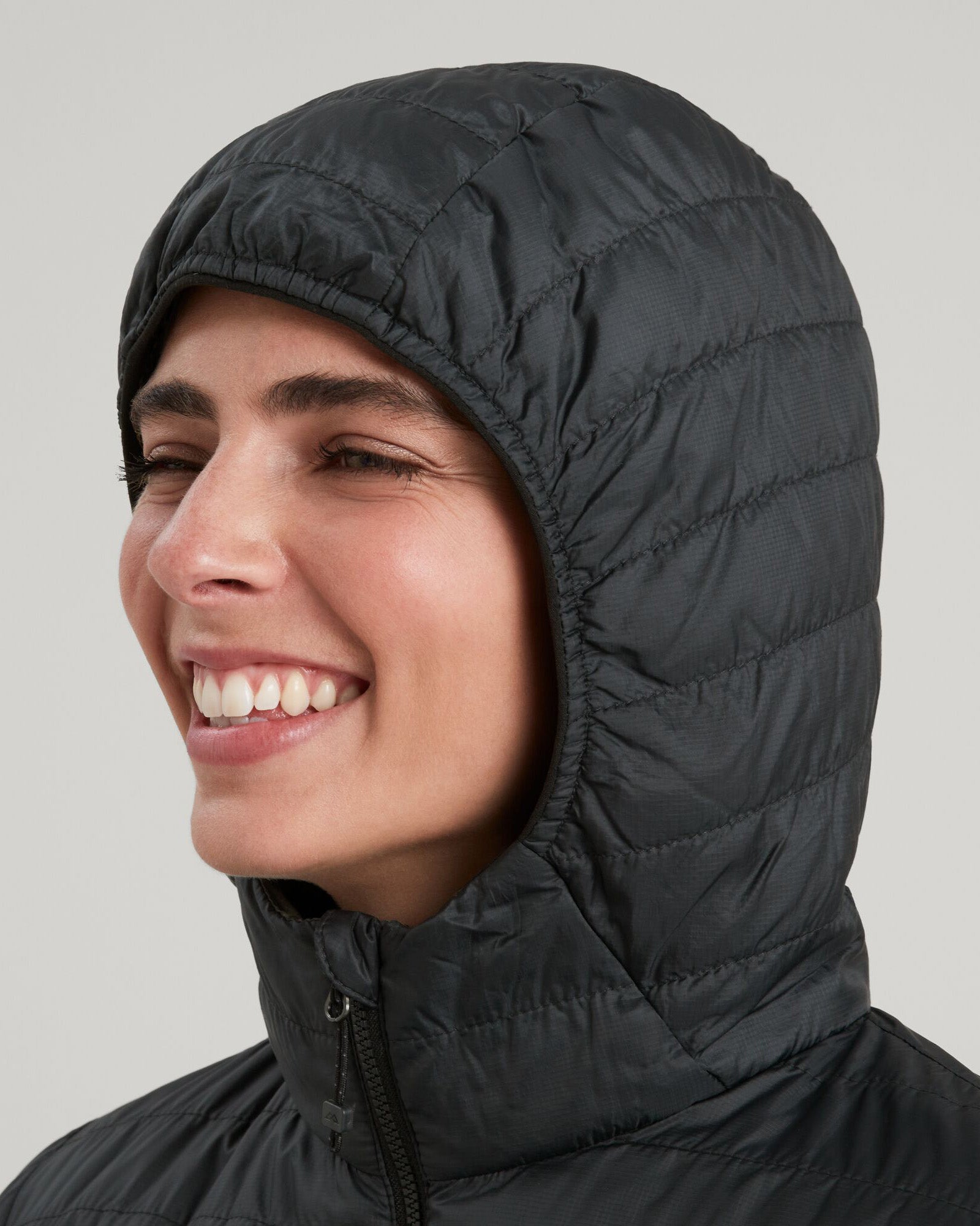 Heli R Women's novaLOFT Hooded Jacket - Lightweight Waterproof Winter Coat for Outdoor Activities (Black Stingray) | Perfect for Hiking, Camping & Daily Wear