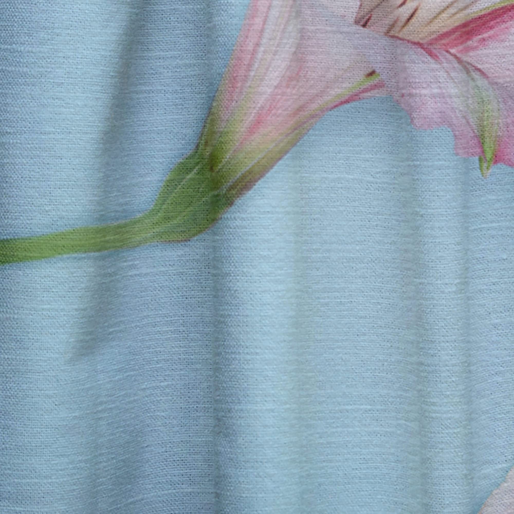 DesignQ Thermal Insulated Curtains - Fresh Beautiful Blooming Rose Pattern, 52x63 Inch Single Panel for Bedroom & Living Room - Perfect for Home Decor, Light Blocking & Energy Saving