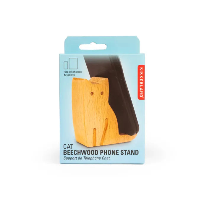 Durable Cat Beechwood Phone Case for iPhone & Samsung - Eco-Friendly Wooden Cover with Cute Cat Design - Perfect for Daily Use, Travel & Gifting