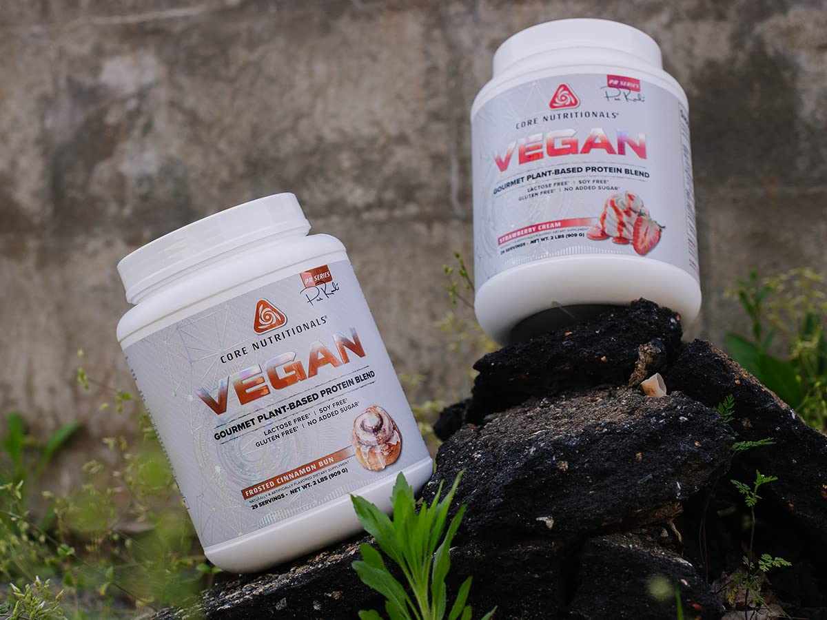 Core Nutritionals Platinum Vegan Gourmet Plant-Based Protein Powder - 21g Pea Protein, Lactose/Soy/Gluten Free, 29 Servings (Peanut Butter Pie) | Post-Workout Recovery & Healthy Meal Replacement for Athletes & Fitness Enthusiasts