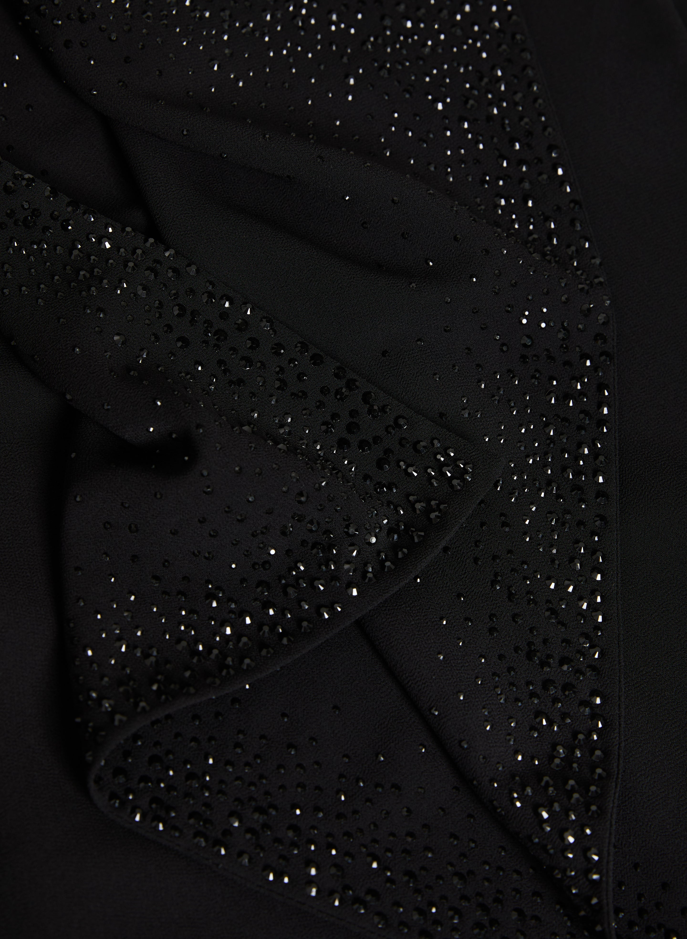 Embellished Open Front Bolero - Elegant Lace Shawl for Women, Perfect for Weddings, Parties & Evening Events