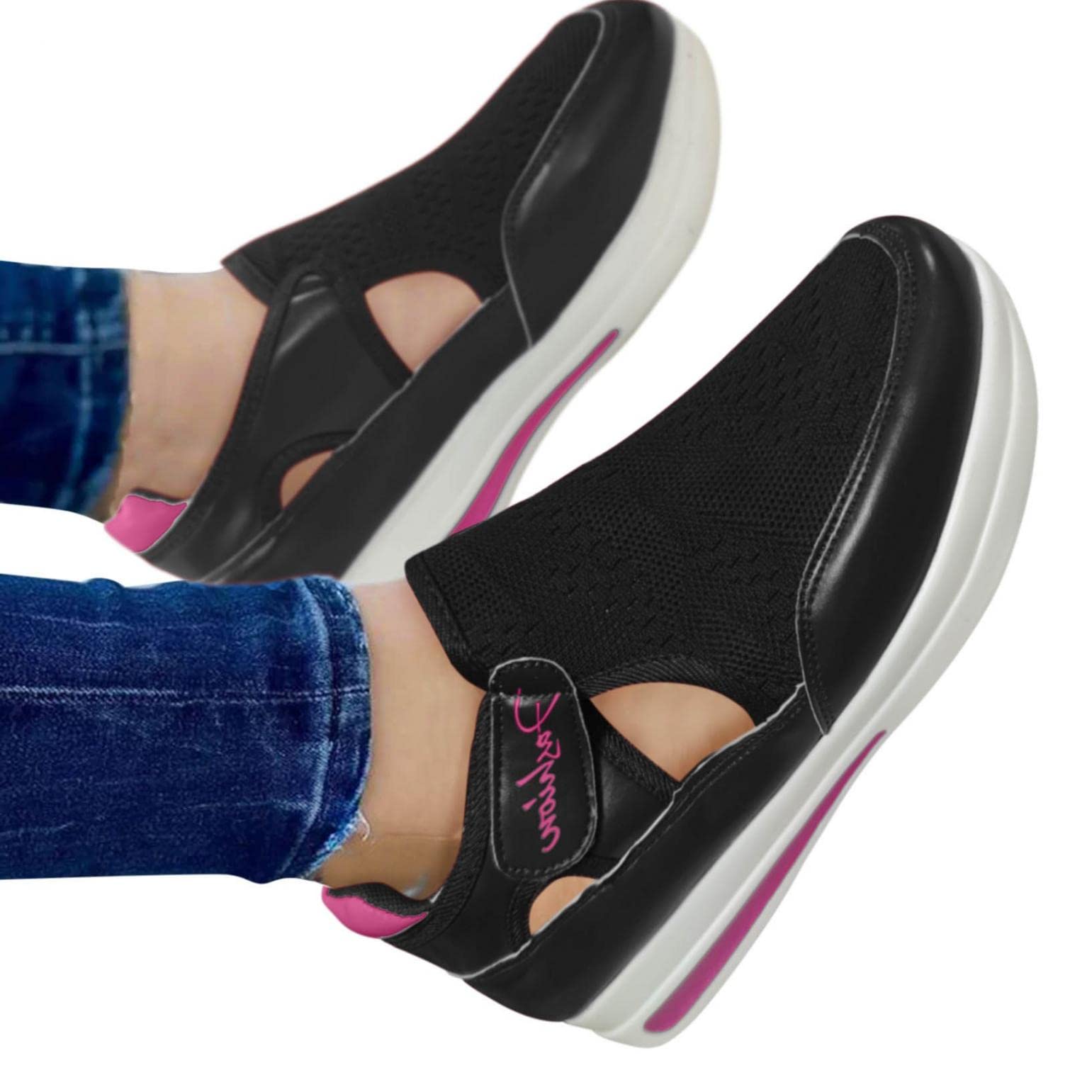 Women's Walking Shoes with Arch Support - Lightweight Summer Sneakers & Running Loafers for Women - Breathable Spring Casual Shoes for Walking, Jogging, Travel & Everyday Comfort